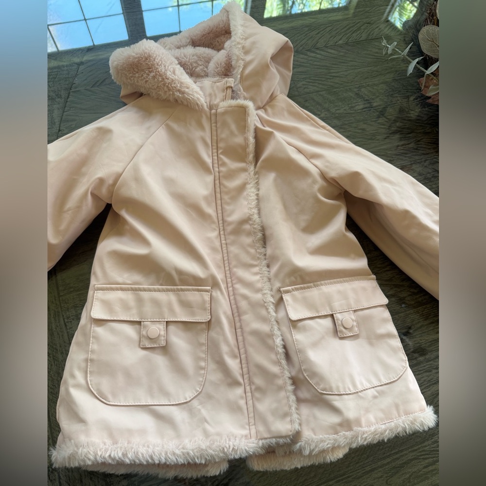 Zara. Beautiful Zara, baby pink jacket for girl age 3 and 4.